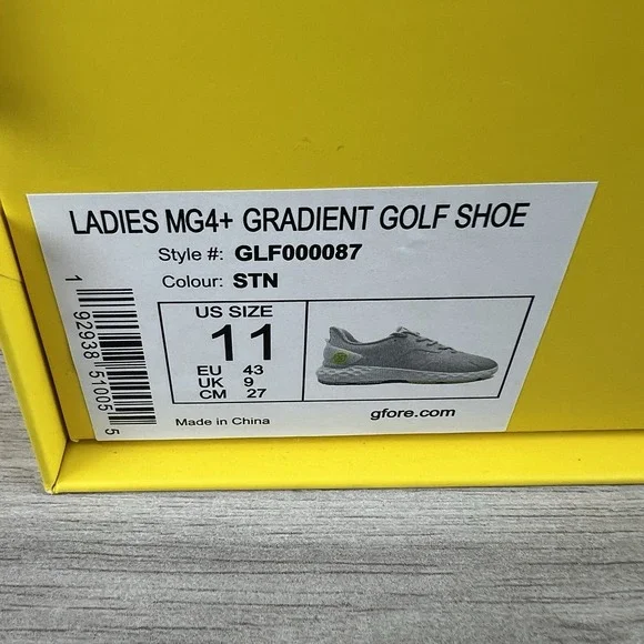 G/FORE MG4+ Gradient Spikeless Golf Shoes Womens Size 11 Grey - Picture 10 of 10